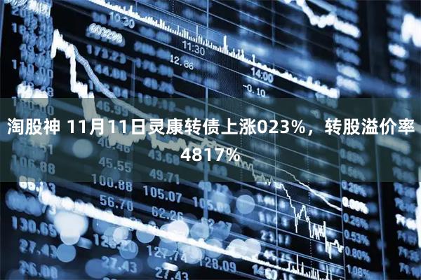 淘股神 11月11日灵康转债上涨023%，转股溢价率4817%
